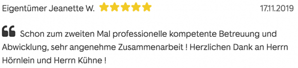 Bewertung Löwe Immobilienmakler Ludwigsfelde